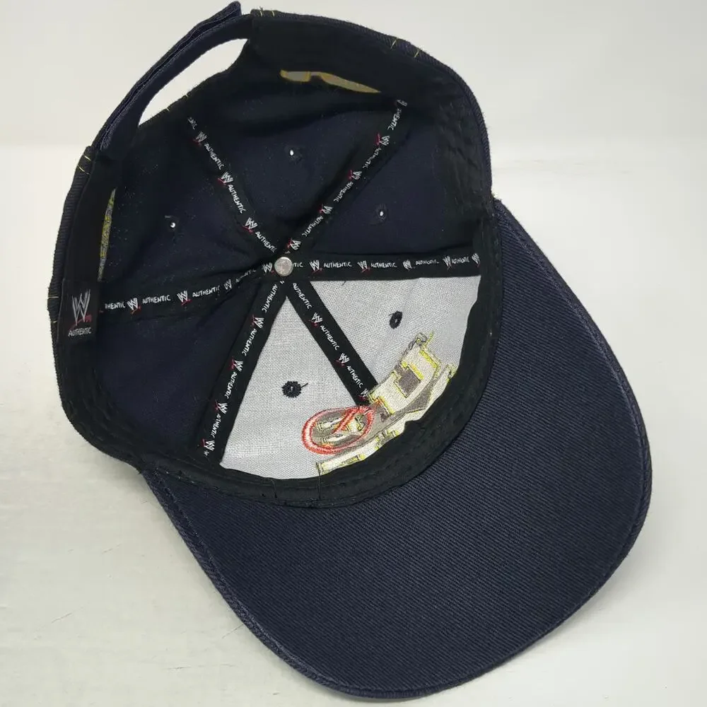 WWE Baseball Cap Blue One Size John Cena U Cant See Me 10 Years Strong Logo Hat